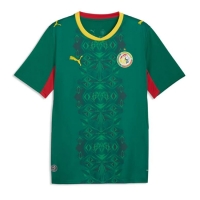 Camisa de Futebol Senegal Equipamento Secundário Mundo 2026 Manga Curta